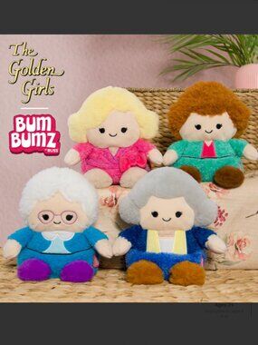 Golden Girls BumBumz‎ Complete Set | Rose, Blanche, Dorothy, Sophia | NWT